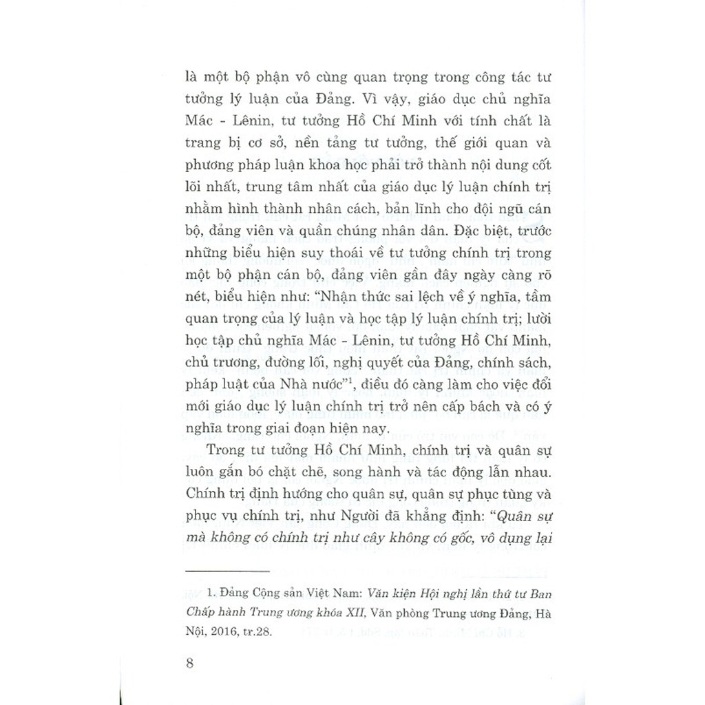 Sách - Đổi Mới Giáo Dục Lý Luận Chính Trị Cho Học Viên Sĩ Quan Kỹ Thuật Quân Sự Hiện Nay Theo Tư Tưởng Hồ Chí Minh | BigBuy360 - bigbuy360.vn