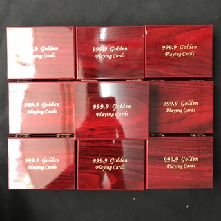 Bộ bài mạ vàng 24k