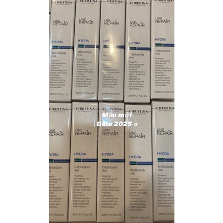 Tinh Chất Cấp Ẩm, Làm Dịu Và Trẻ Hoá Da CHRISTINA Line Repair Theraskin + HA Concentrate (30ml)