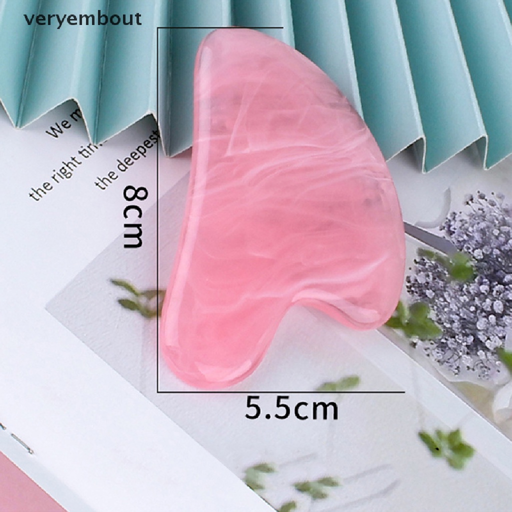 [Hàng mới về] Dụng cụ mát xa guasha bằng nhựa resin tự nhiên