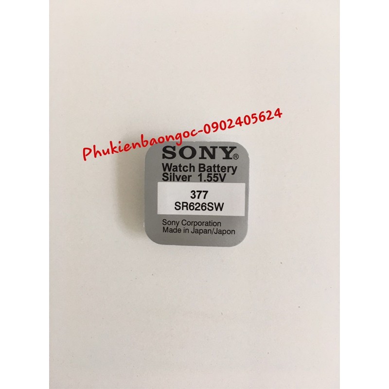 Viên pin đồng hồ 1,55V Murata Sony SR626SW 377 AG4 LR626 L626F SR626