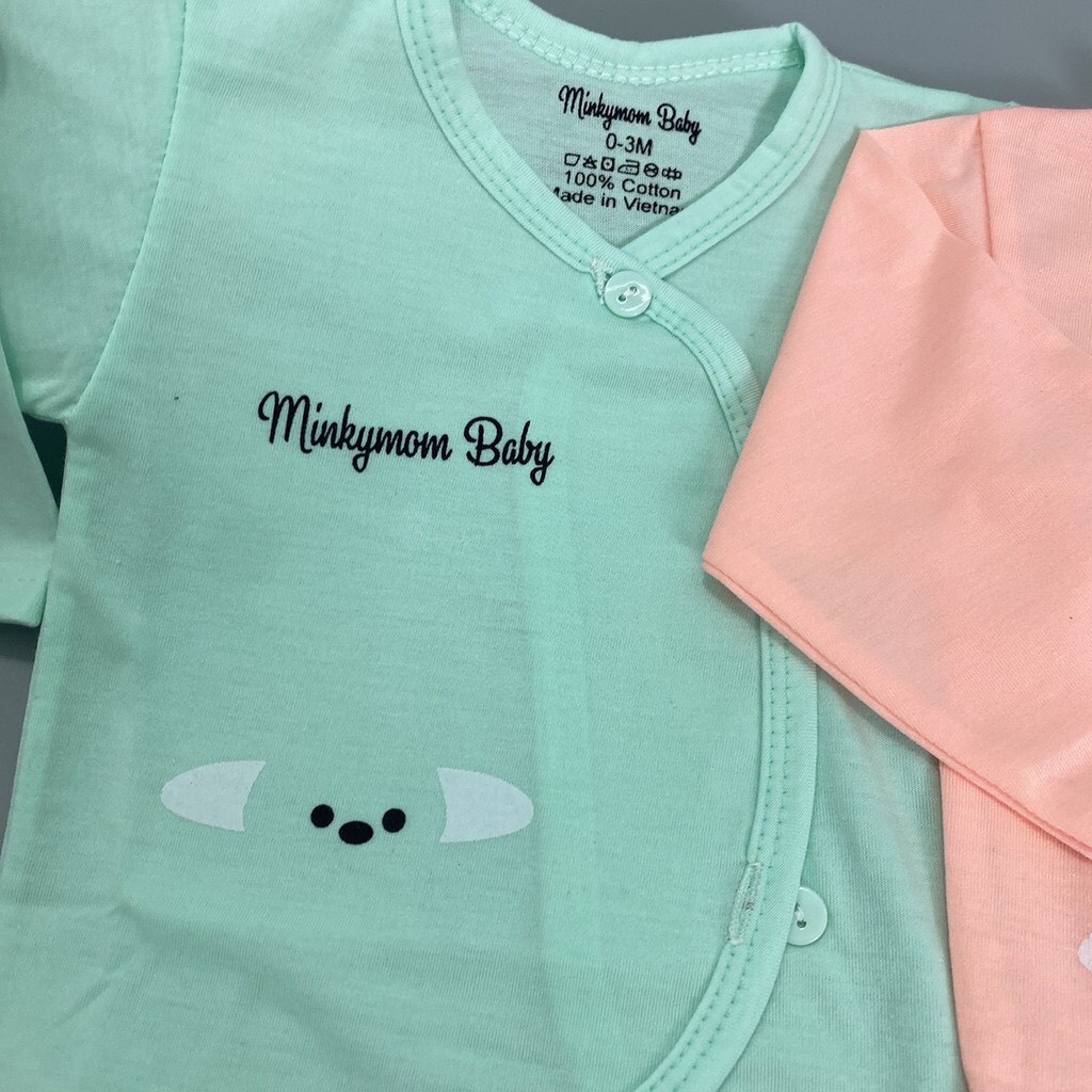 Áo trẻ sơ sinh, Áo cộc tay cổ tỉm vạt chéo cho bé