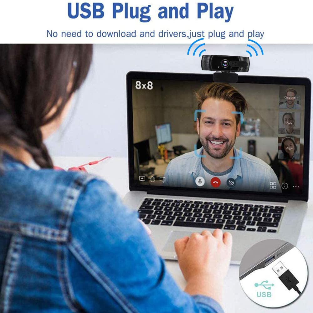 Webcam W6 Fhd 1080p Tự Động 20mp Cho Máy Tính | BigBuy360 - bigbuy360.vn