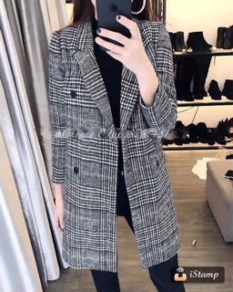 Áo dạ kẻ 6 cúc siêu đẹp ❤️