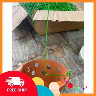 Que kẹp chậu giữ lan - nẹp chậu - ghim chậu loại chưa uốn độ dài 28-30cm