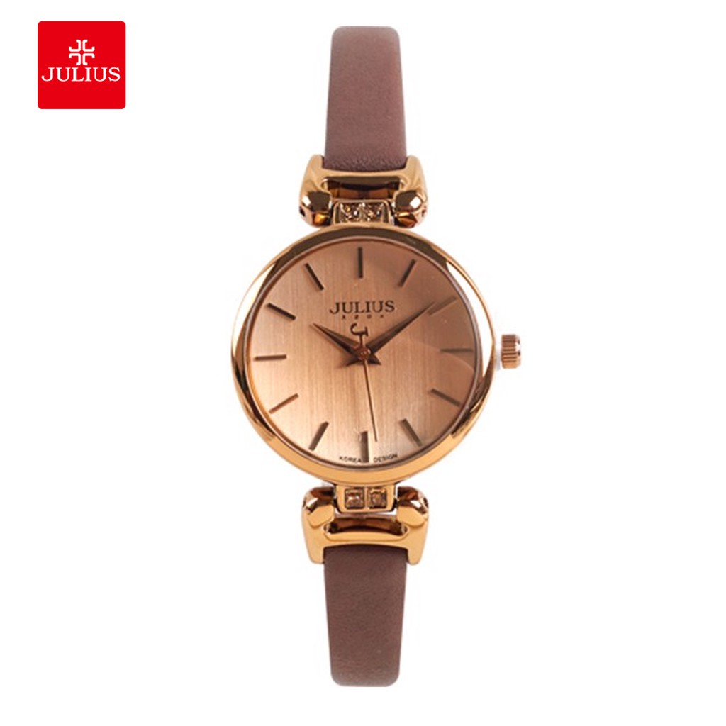 Julius Official | Đồng hồ nữ Julius JA-925 dây da - Size 25
