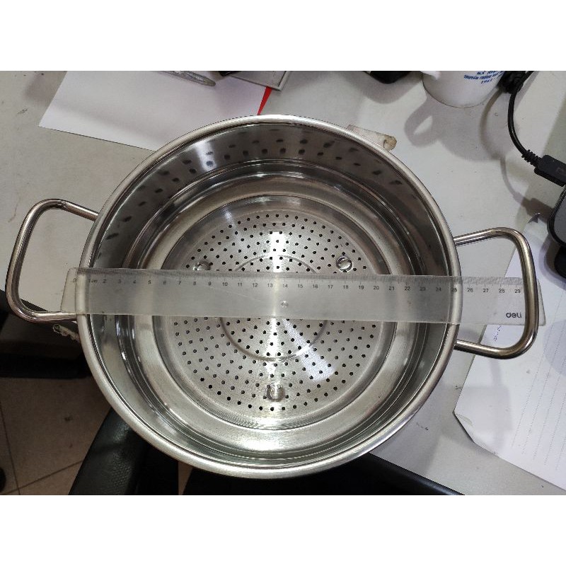 Xửng hấp Inox 2 quai 24cm Fivestar - Tân Hợp Thành (thanh lý)