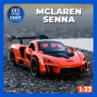 Xe MCLAREN SENNA mô hình tĩnh bằng kim loại tỉ lệ 1:32, có đèn và nhạc
