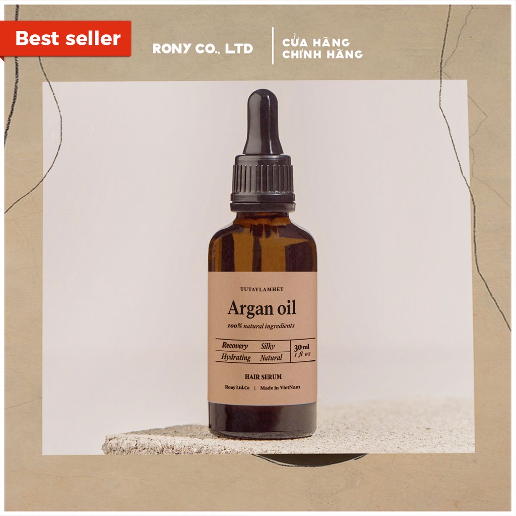 SERUM DƯỠNG TÓC HƯ TỔN - HOA NHÀI ARGAN OIL