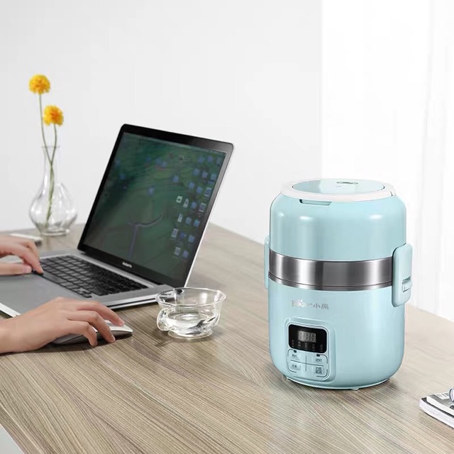 HỘP NẤU CƠM/ HÂM NÓNG/ GIỮ NHIỆT BEAR 3 TẦNG ĐA NĂNG 2L | BigBuy360 - bigbuy360.vn