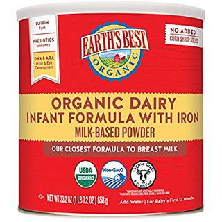 Sữa Earth's Best Organic Dairy 658g nhập Mỹ