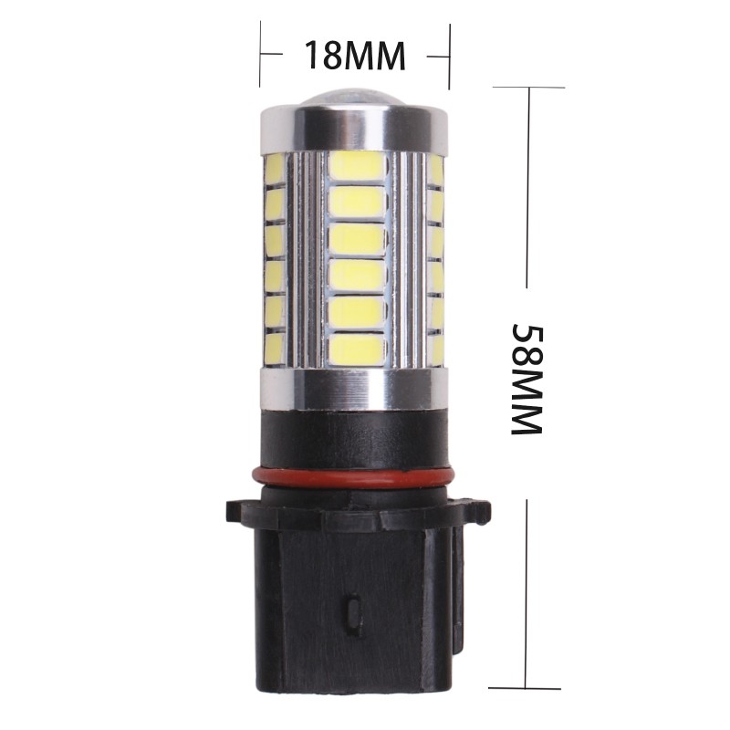 Bộ 2 Đèn Led 33 Bóng P13W Psx26W 5630 33smd 5000k Cho Xe Hơi