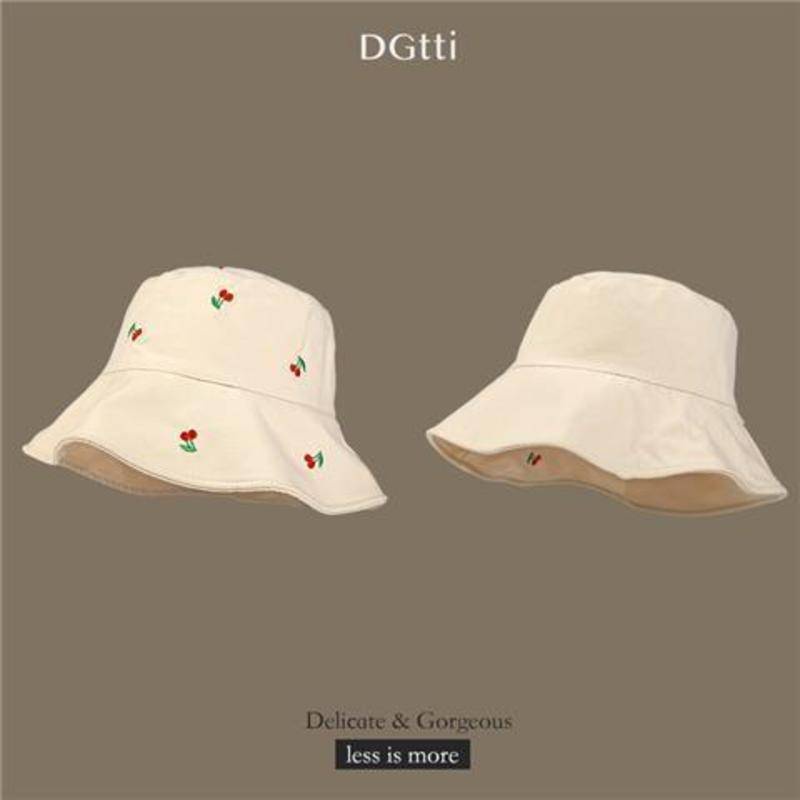 Nón Tai Bèo Chống Nắng Hai Mặt Có Dây Đeo Phong Cách Nhật Bản Dễ Thương Cho Nữ