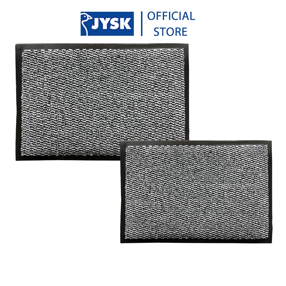 Thảm trải cửa | JYSK Furu | polypropylene ghi | sẫm