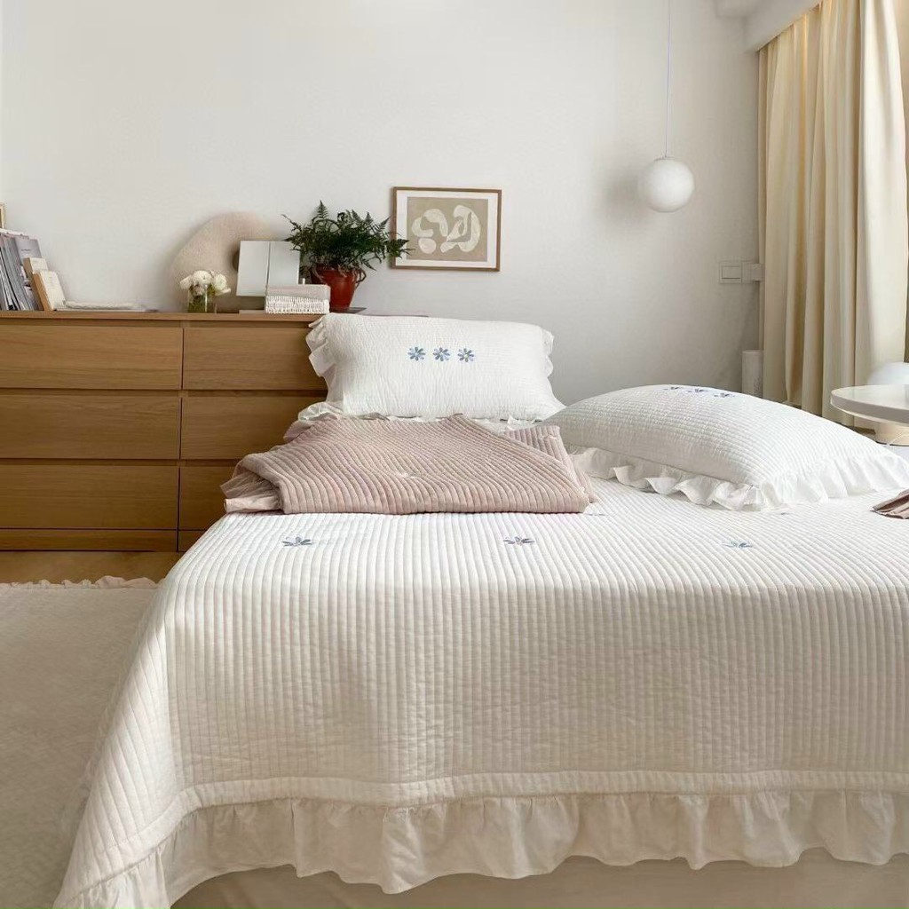 BỘ CHĂN GA COTTON LINEN DAISY -TOKYO.BEDDING