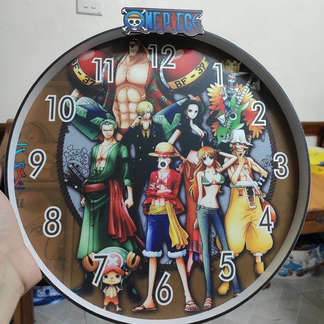 One Piece - ĐỒNG HỒ trang trí tường cho trẻ em