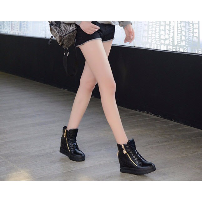 Giày boot nữ cổ cao cá tính B042D | BigBuy360 - bigbuy360.vn