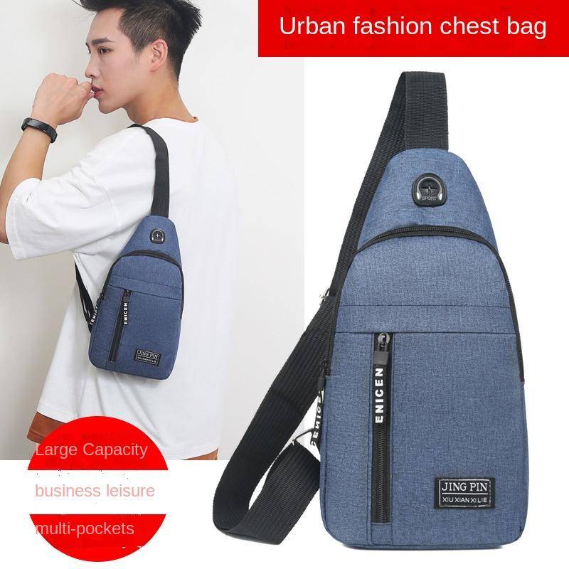 Ang bag ng dibdib ng kalalakihan sa mga lalaki ng Korean Oxford tela ng tela ng bodega ng bodega ng bodega ng mga lalaki na may maliit na backpack 12.