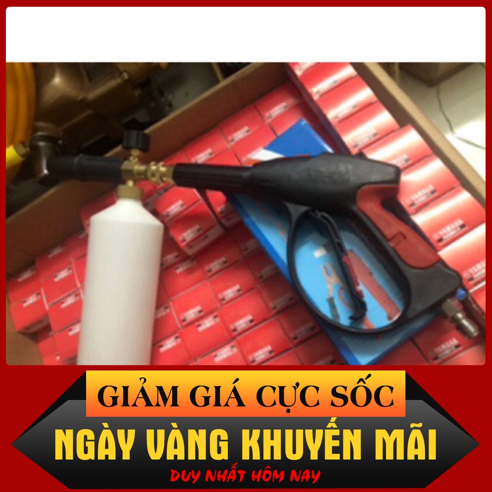 Dụng cụ xe máy. Súng rửa xe + Bình Phun Tạo Bọt Tuyết Cao Cấp