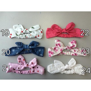 combo 5 turban nơ thỏ cho bé
