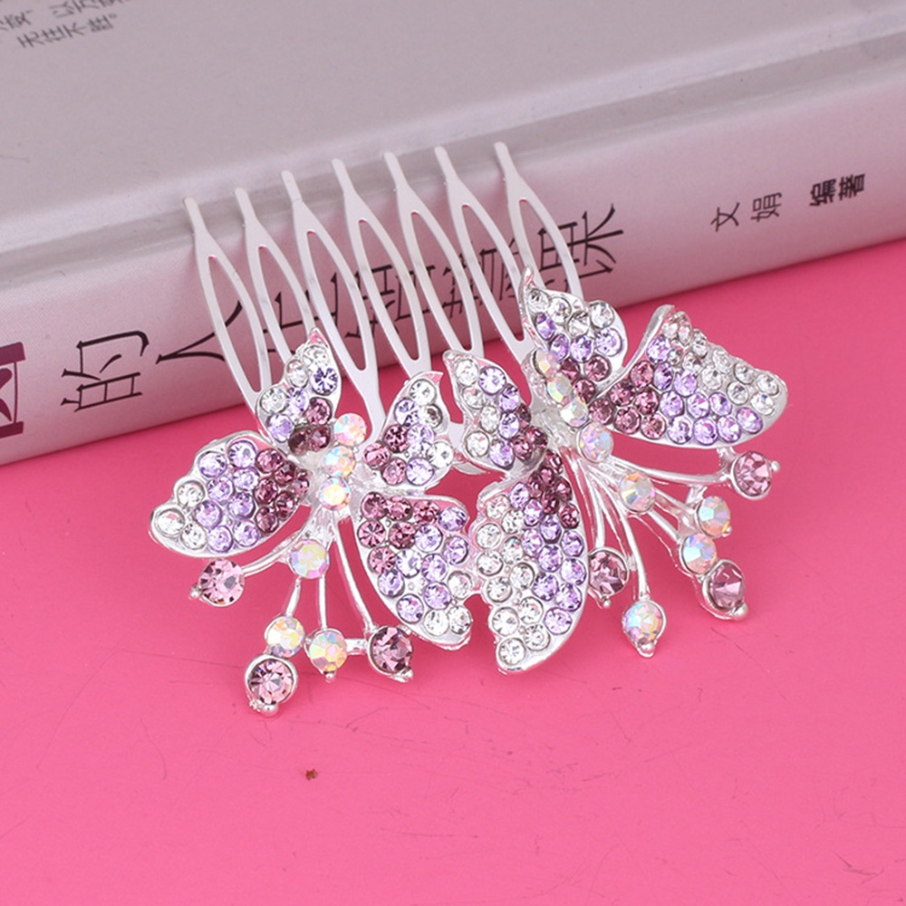 Lược cài tóc GETNOIVAS đính đá sang trọng cho cô dâu