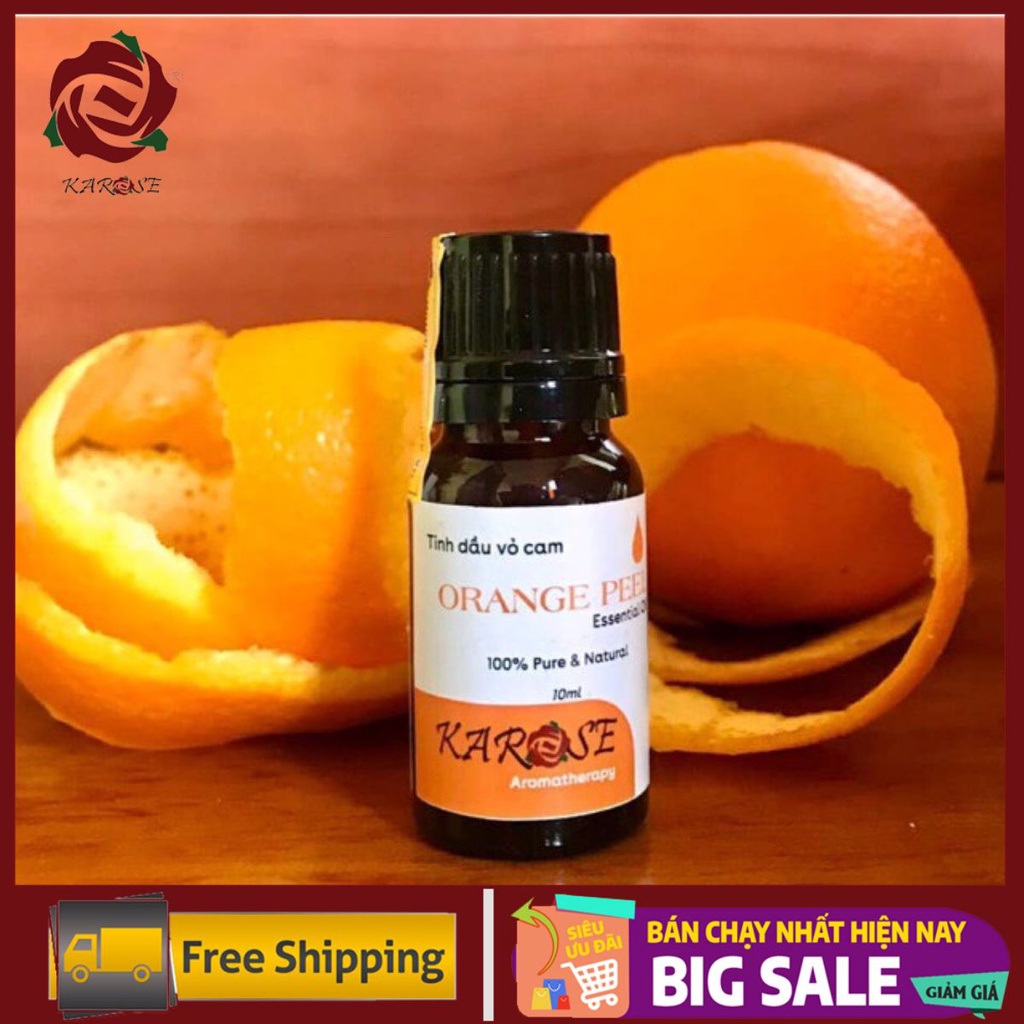 Tinh dầu vỏ cam Karose làm thơm cơ thể, xua đuổi côn trùng 10ml