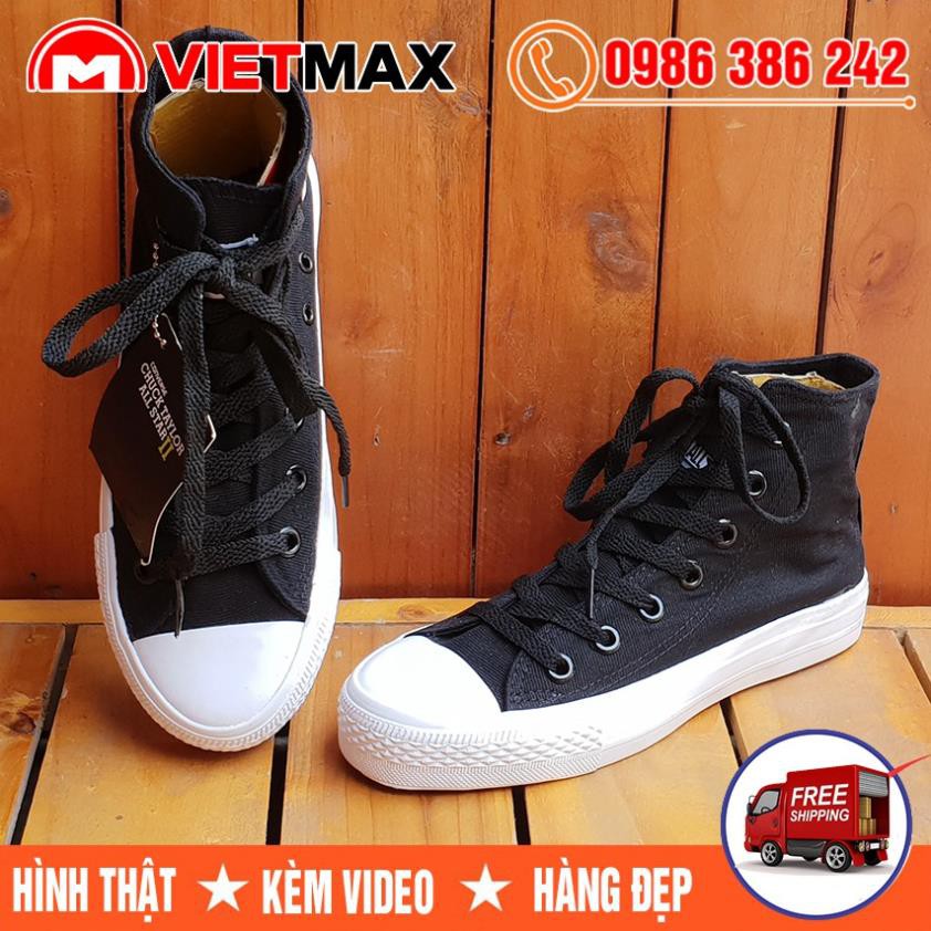 Free ⚡[FREE SHIP] Giày Thể Thao CV Chuck 2 (II) Đen Trắng Cổ Cao Nam Nữ Có Sẵn ⚡ CHẤT sịn : " * ² ₂ `