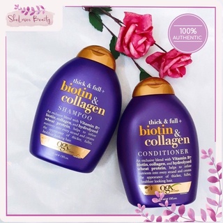 CẶP DẦU GỘI XẢ BIOTIN COLLAGEN OGX 385 ml