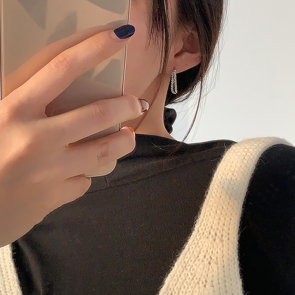 Hoa Tai Dáng Dài Hình Ngôi Sao Thời Trang Cho Nữ