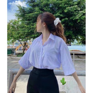 🍀Áo somi học sinh tay lửng xinh xinh