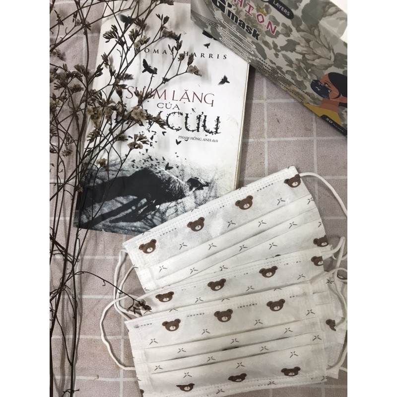 KHẨU TRANG CON GẤU 4 LỚP THỜI TRANG [ HOT TREND ] | BigBuy360 - bigbuy360.vn