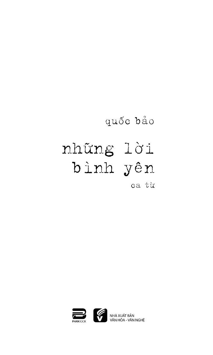 Sách Những Lời Bình Yên