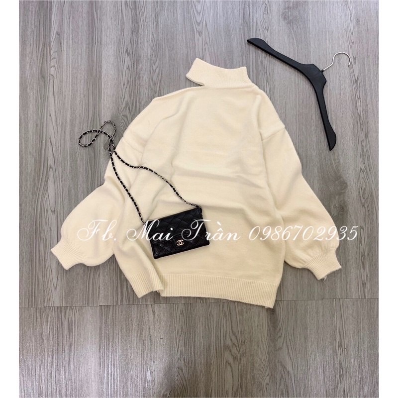 Áo Len Khoét Vai 🎀 FREESHIP 🎀 Hàng Quảng Châu Loại 1