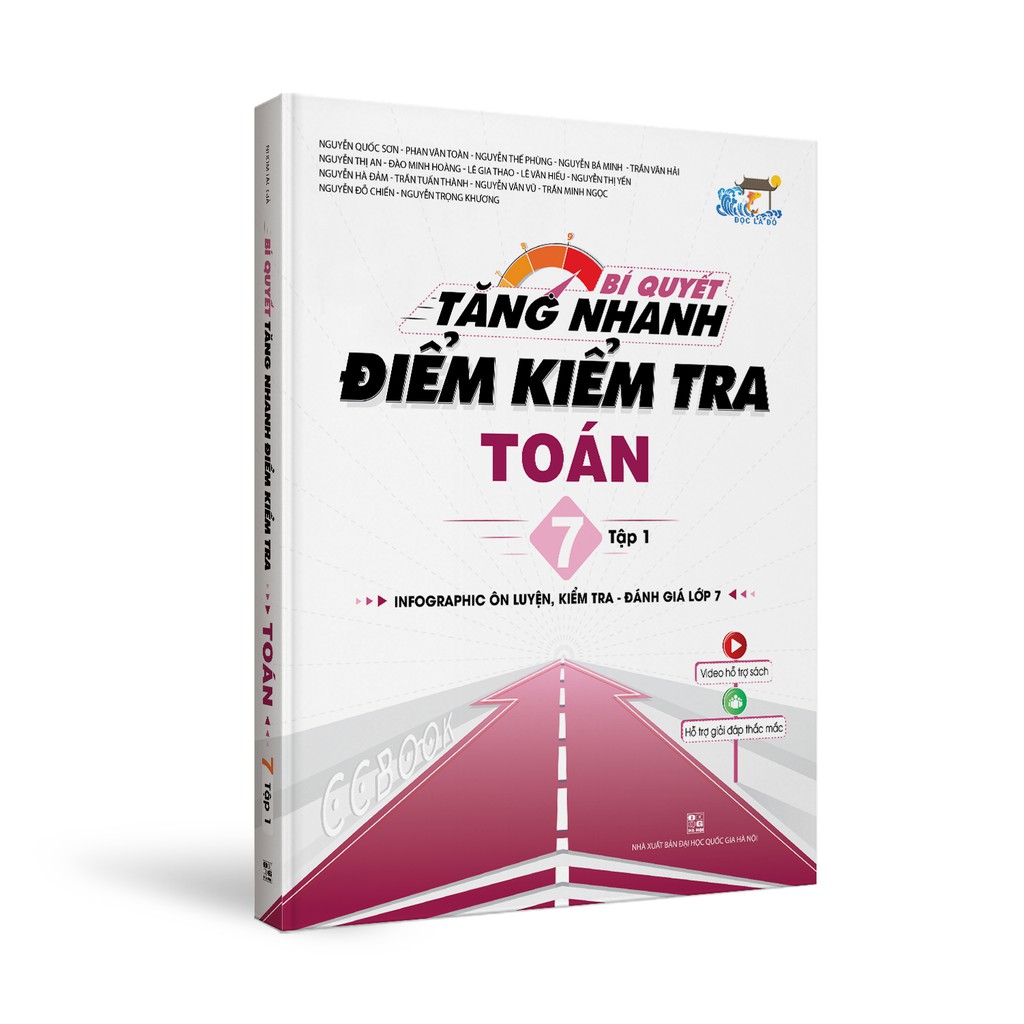 Combo - Sách Bí quyết tăng nhanh điểm kiểm tra Toán - tiếng anh lớp 7 ( 4 cuốn)