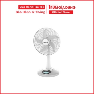 Quạt tích điện, quạt sạc tích điện Sunhouse SHD7228, hoạt động liên tục tối đa 20 tiếng, kích thước lớn.