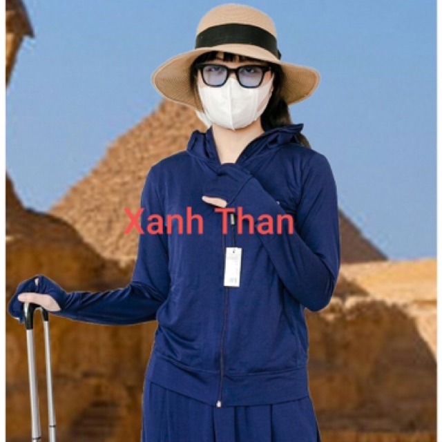 Áo chống nắng Thông hơi chuẩn hãng Lendsead. FREESHIP. Áo khoác nữ chống nắng che mặt. Ảnh thật, Y hình | BigBuy360 - bigbuy360.vn