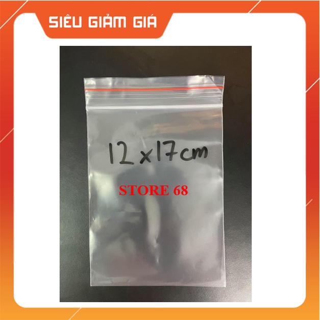 TÚI ZIP CHỈ ĐỎ -100g Túi Zip đựng thực phẩm tủ lạnh, gia vị, thuốc tây loại tốt dày- Ấn vào chọn size