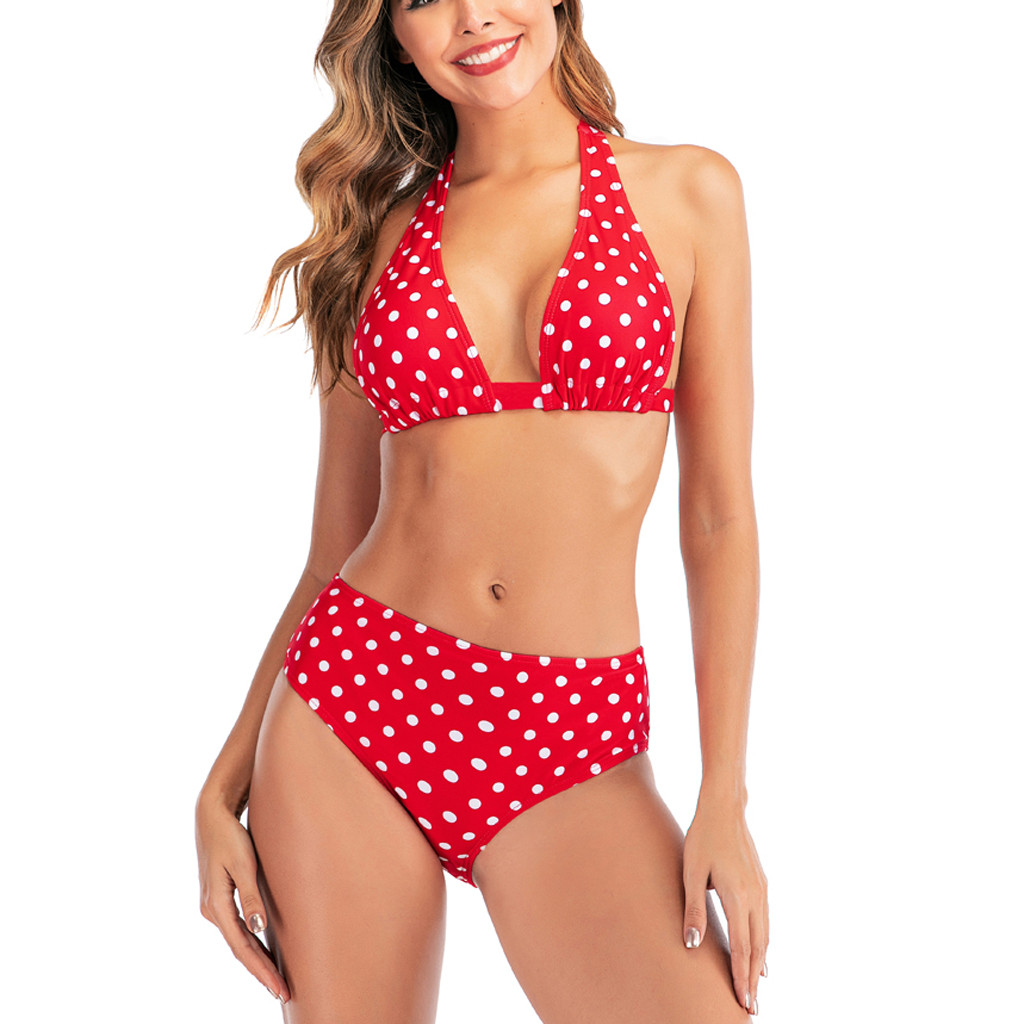 Bikini Hoạ Tiết Chấm Bi Thiết Kế Nâng Ngực Cho Nữ | BigBuy360 - bigbuy360.vn
