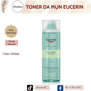 Nước cân bằng cho da nhờn mụn Eucerin 200ml