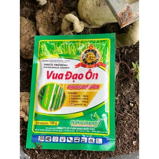 Vua đạo ôn 100g-Xử ký bệnh đạo ôn lá-đạo ôn cổ bông-cháy bìa lá trên cây trồng