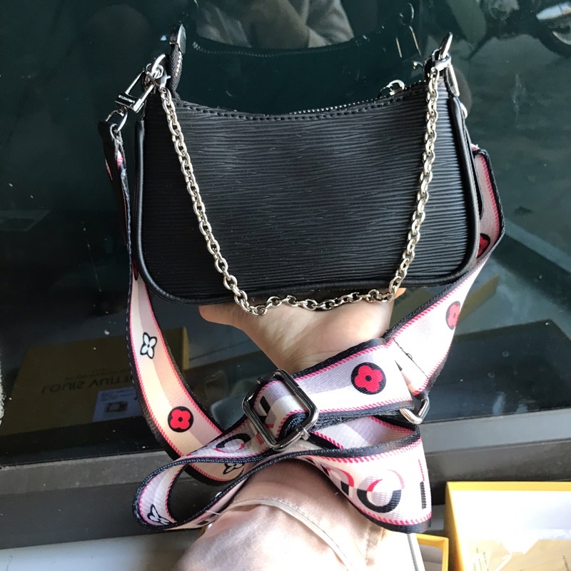 Túi Luôn Vui Tươi đeo kẹp nách hoặc đeo chéo túi lv hai bản dây đeo fullbox