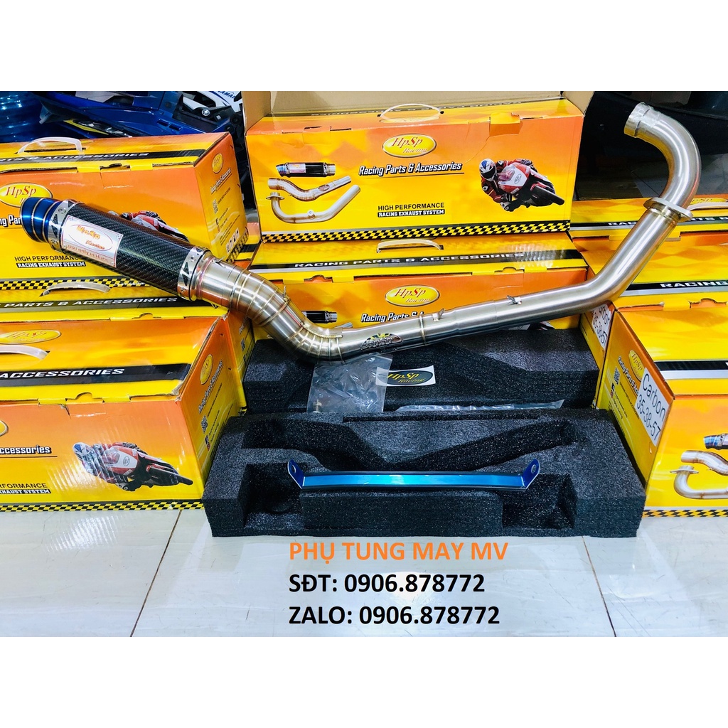 Pô tăng HpSp Carbon Oppen 35.38.57 malay full set đủ size dành cho xe Ex150. Yêu Thích ❤️❤️❤️