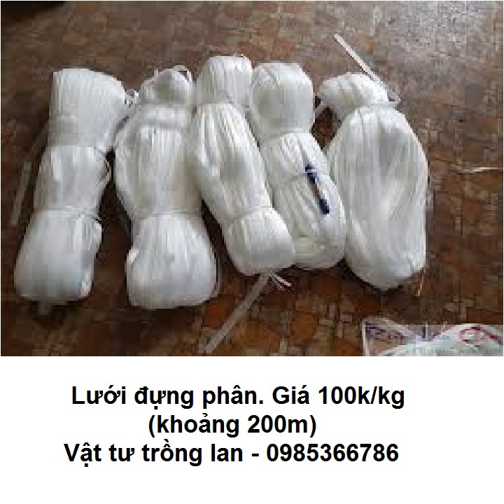 1kg Túi lưới đựng phân dê, đựng phân tan chậm, đựng phân trì, túi bọc hoa, phân cho hoa lan