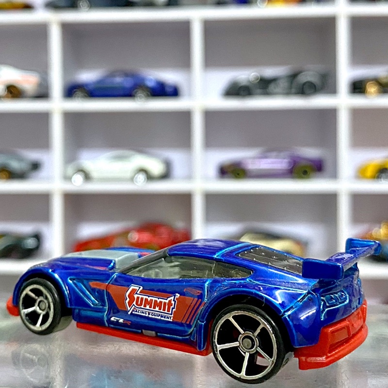 Xe mô hình Hot Wheels Loose CHEVY CORVETTE C7R Summit Racing tỉ lệ 1:64