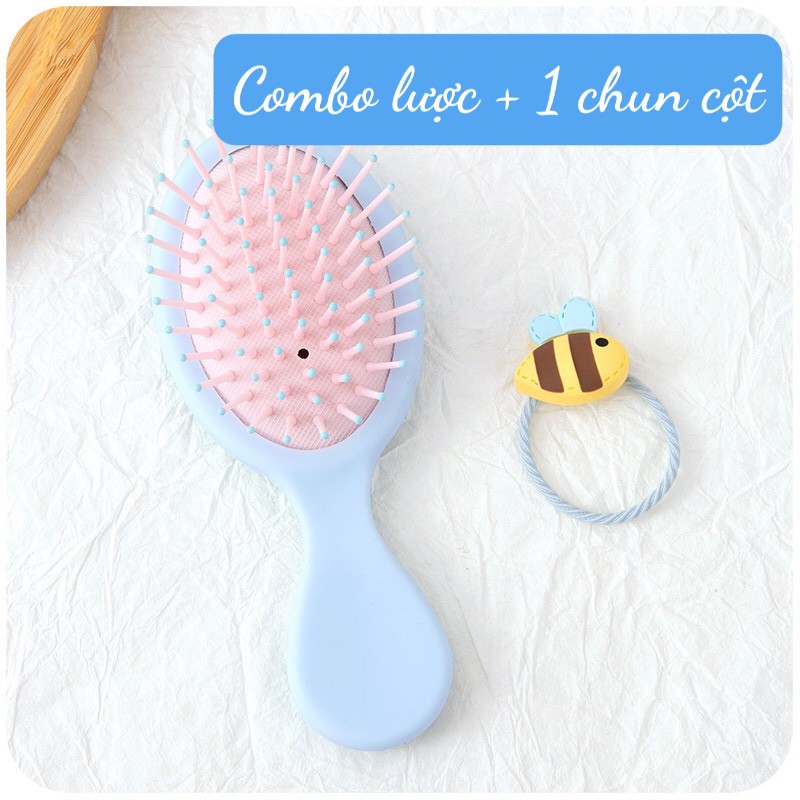 Lược mini cute siêu tiện dụng có thể bỏ túi tiết kiệm diện tích, , Lược chải xoăn