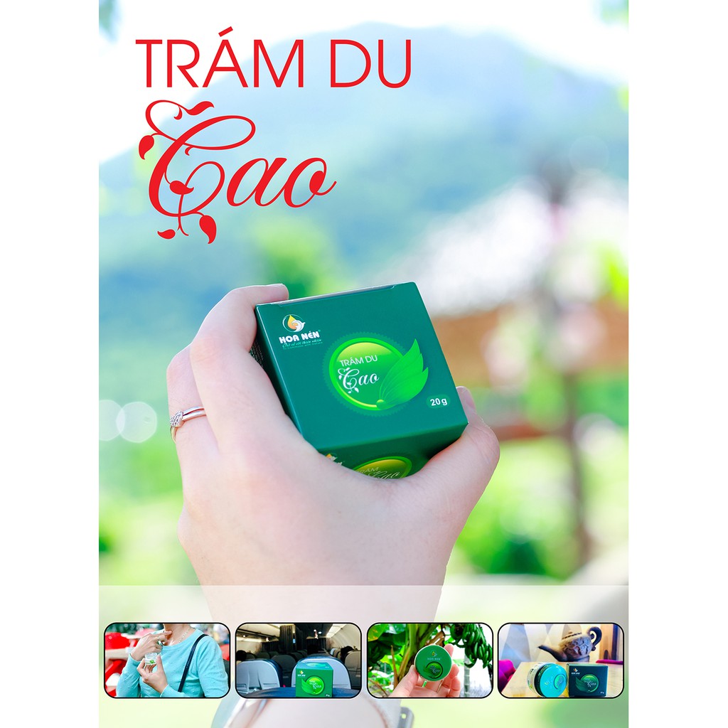 Trám Du Cao - Hoa Nén - 20g - Cao tràm Huế Vegan
