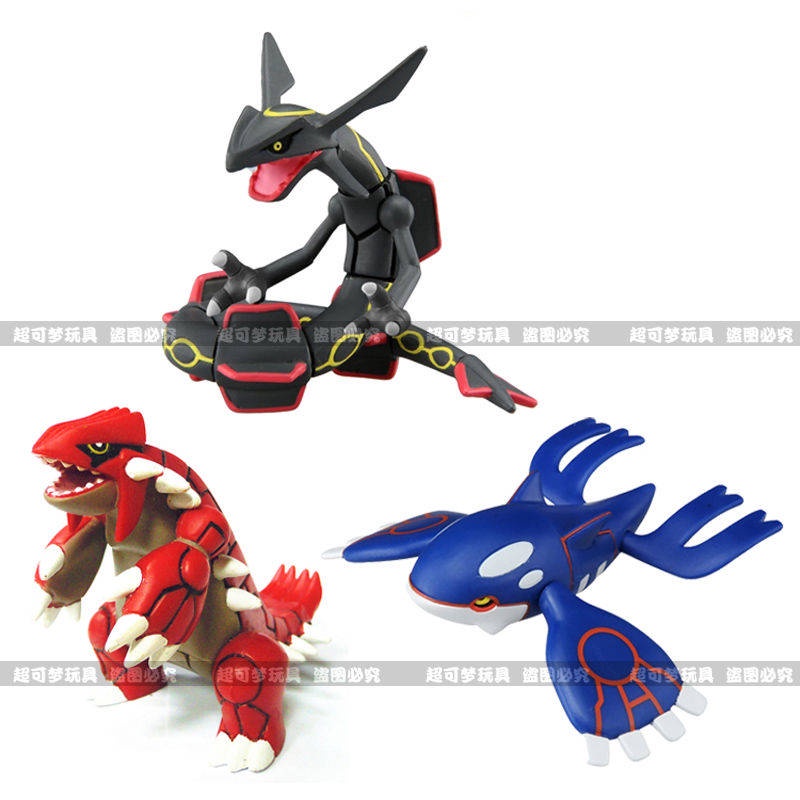 Pokemon Đồ Chơi pokemon Đen Rayquaza Ghế Groudon Kyogre Lugia Vua Phượng Hoàng Đồ Chơi Thủ Công Mô Hình