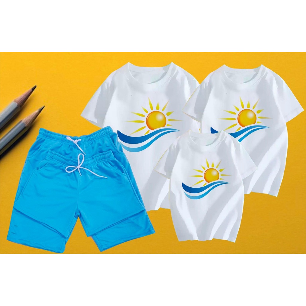 Áo đồng phục nhóm đi biển họa tiết in mực xịn .Chất liệu thun cotton loại 1 đủ size từ 8 đến 100kg .