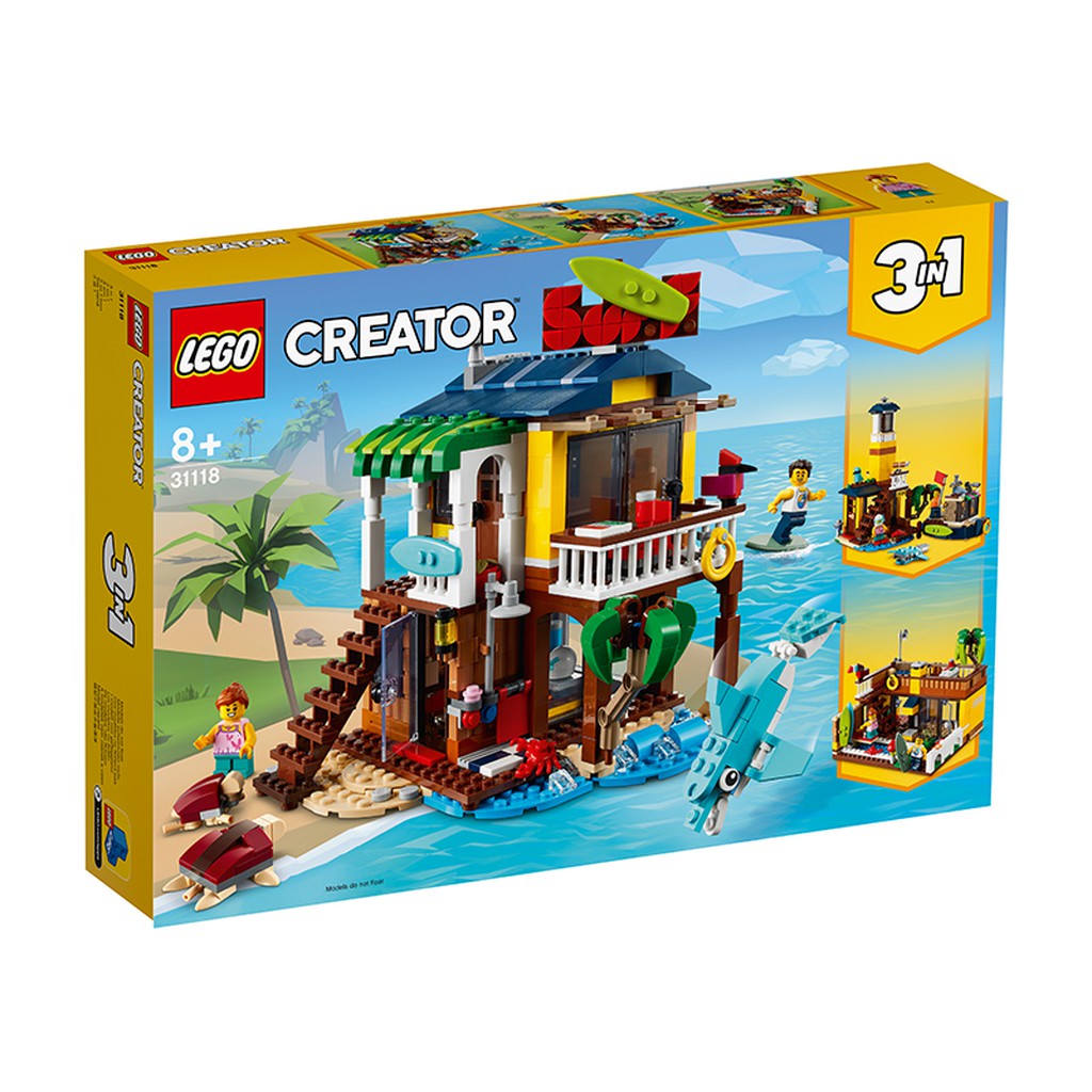 LEGO Creator Nhà Lướt Sóng Bãi Biển 31118