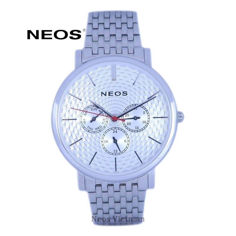 Đồng Hồ 6 Kim Nữ Dây Lưới Neos N-30887L Sapphire